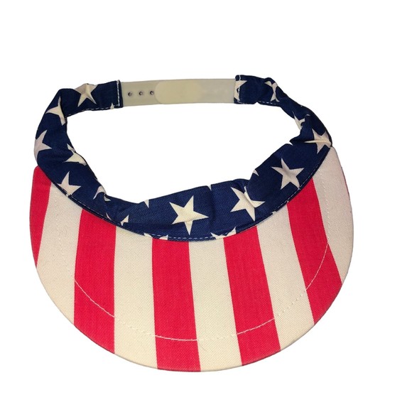 Vintage 1980s-90s Sun Hat, Snap Back Adjustible, 4Th of July, Blast from Past! - Picture 1 of 3